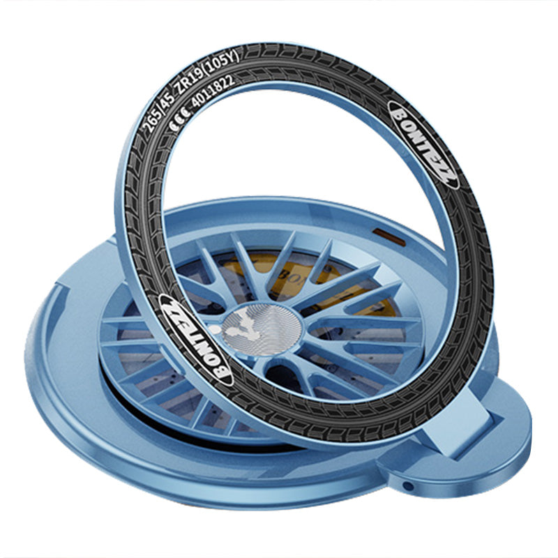 BONTEZZ Magnetic Phone Ring Holder 360 Degrees Rotation Gyroscope Phone Kickstand