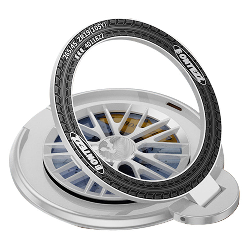 BONTEZZ Magnetic Phone Ring Holder 360 Degrees Rotation Gyroscope Phone Kickstand