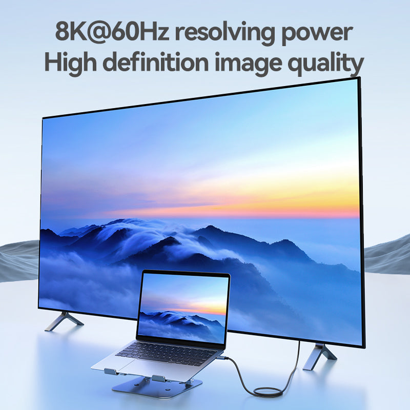 JASOZ D119 1m USB4 8K / 60Hz PD 240W Type-C Fast Charging Cable Compatible with Thunderbolt 3