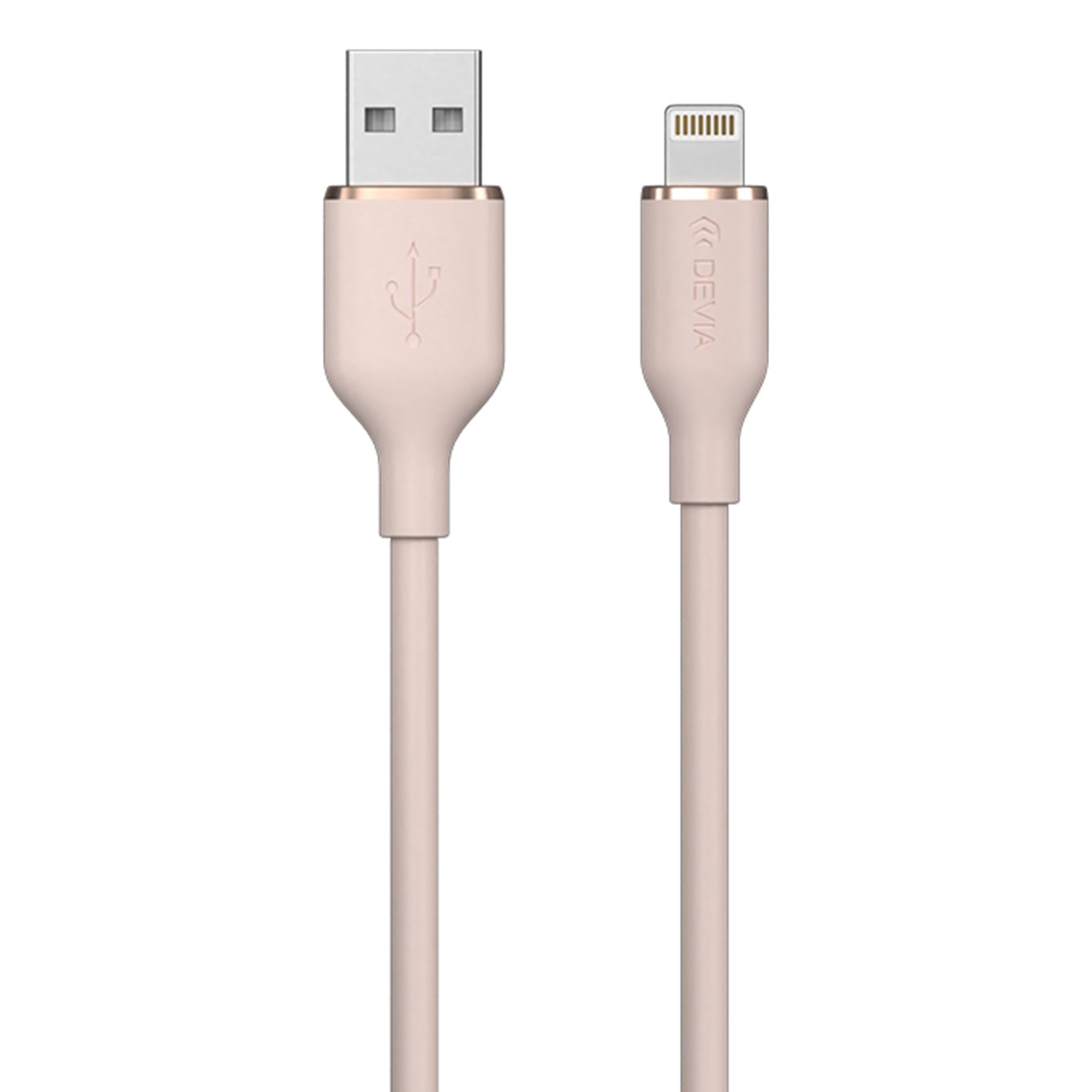 DEVIA Jelly Series EC630 1.2m USB-A to Lightning 2.4A Charging Cable Silicone Data Cord
