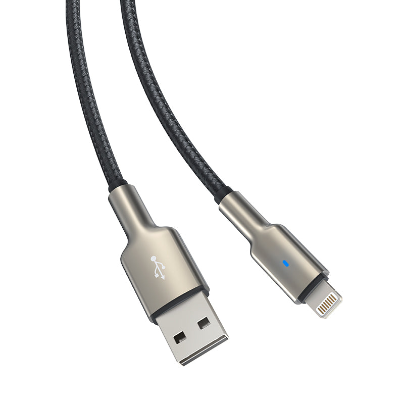 DEVIA Mars Series EC420 1.5m USB-A to Lightning 2.1A Phone Charging Cable Data Sync
