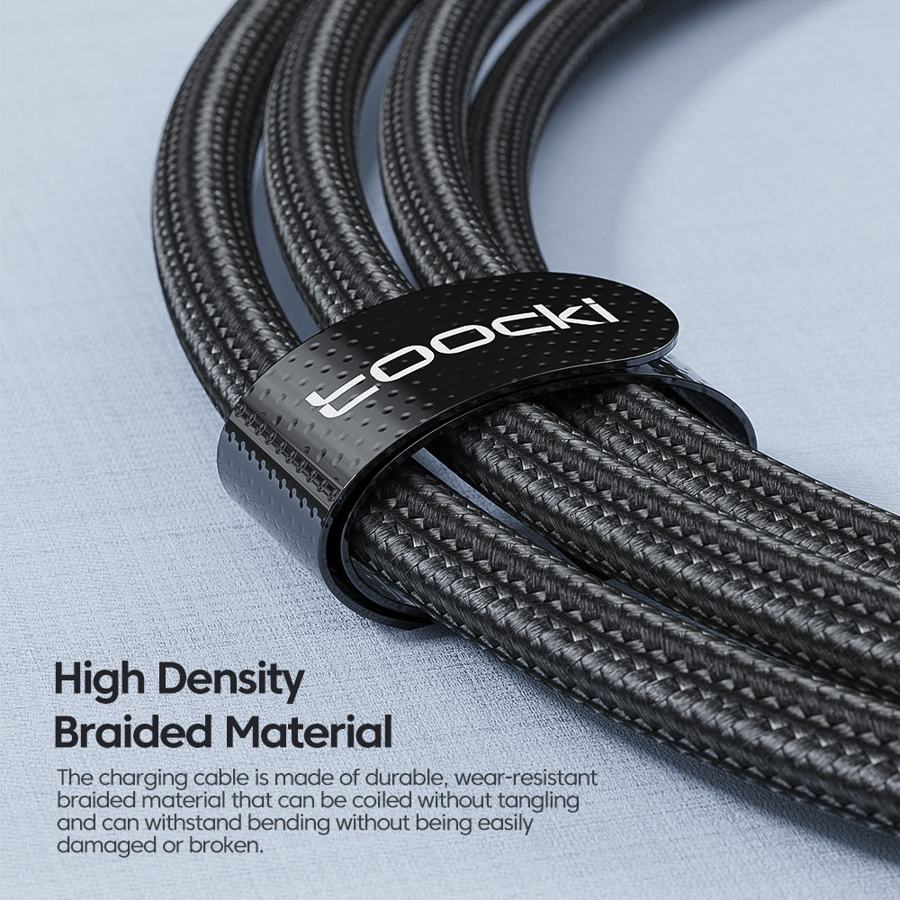 TOOCKI TQ-X06C2 Type-C to Type-C Cable, 2m 100W Charging Data Cable