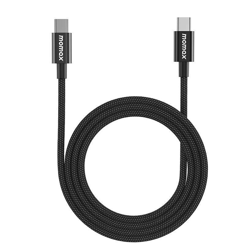 MOMAX Elite 1.5m USB C to USB C PD 60W Fast Charging Wire Nylon Braided Data Cable