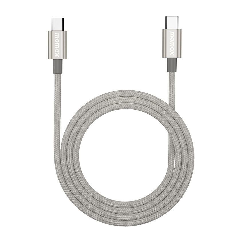 MOMAX Elite 1.5m USB C to USB C PD 60W Fast Charging Wire Nylon Braided Data Cable