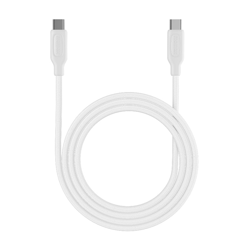 MOMAX Elite 2m Nylon Braided Charging Cable PD 100W USB C to USB C Data Cord