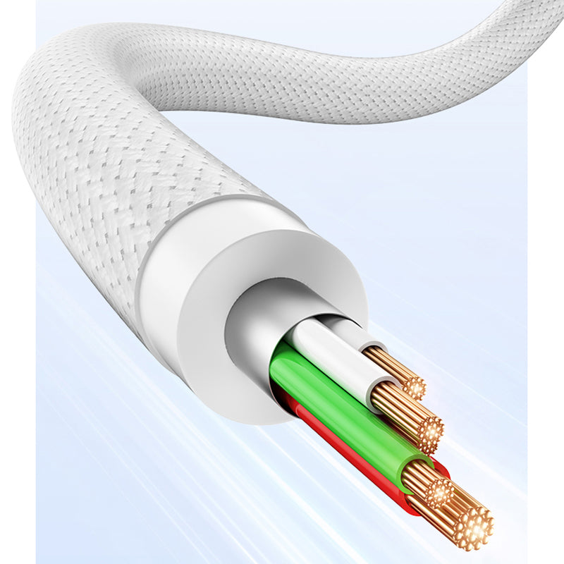 MOMAX Elite 2m Nylon Braided Charging Cable PD 100W USB C to USB C Data Cord