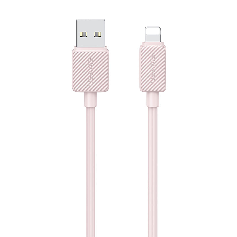 USAMS US-SJ689 1m 480Mbps Data Cable for iPhone 2.4A USB to Lightning Charging Cord