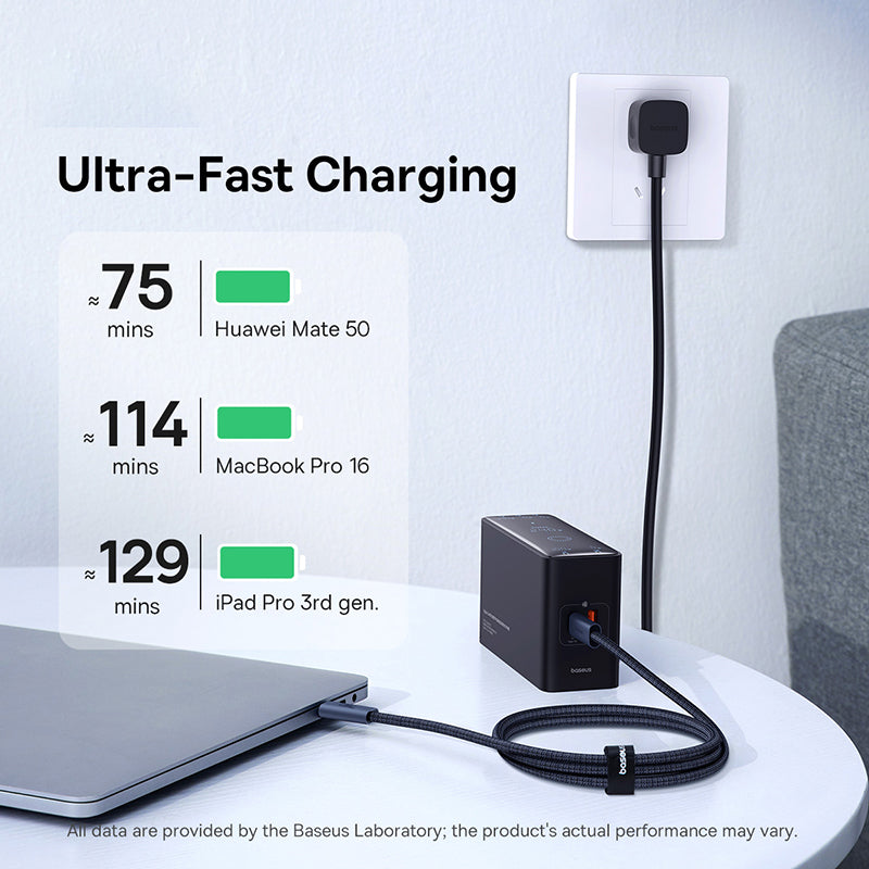 BASEUS Flash 2 USB4 Full-Featured Charging Cable USB-C to USB-C 240W Data Cord