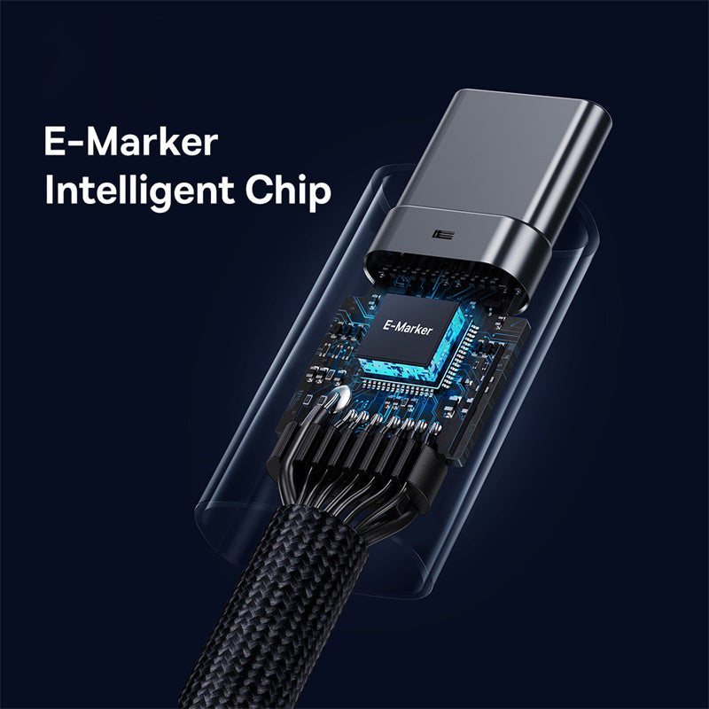 BASEUS Flash 2 USB4 Full-Featured Charging Cable USB-C to USB-C 240W Data Cord