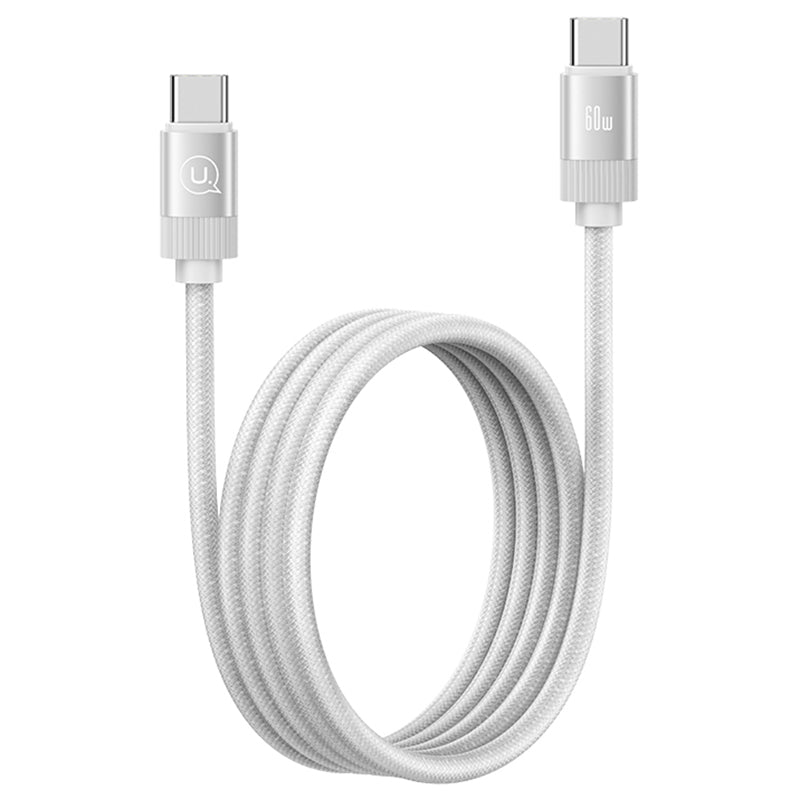 USAMS Rui Series SJ704 Magnetic Data Cable Type-C To Type-C Charging Cable 60W 1m