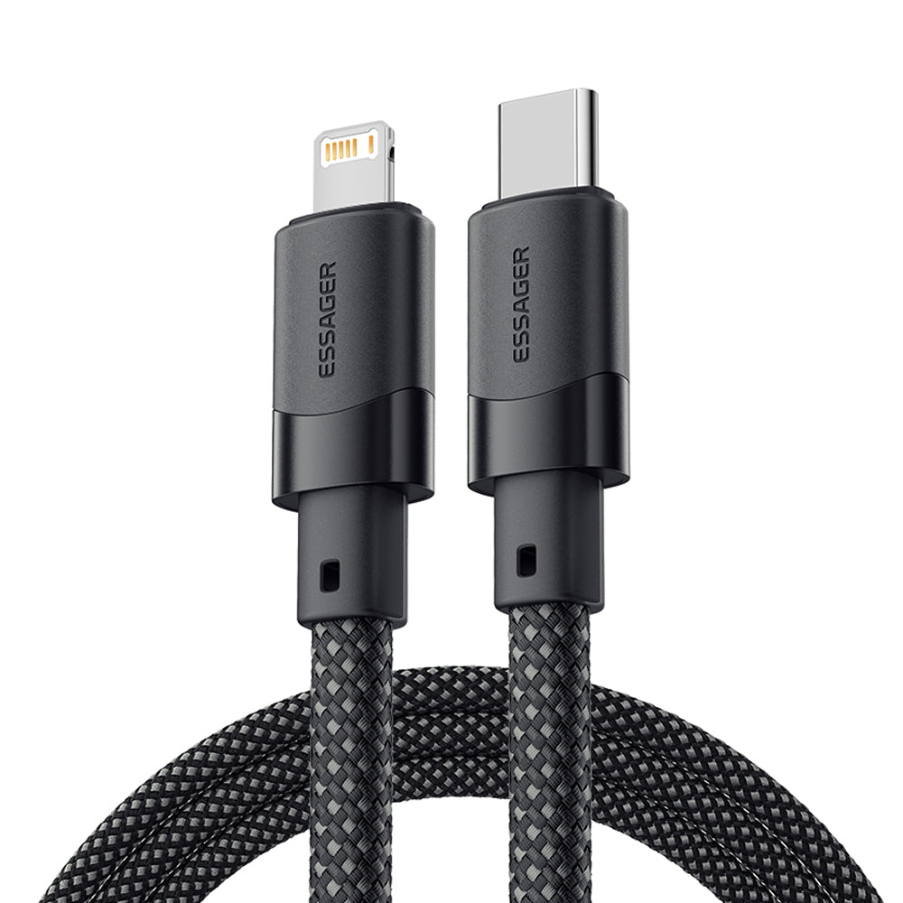 ESSAGER 1m 29W Type-C to Lightning Charging Cable Magnetic Design 480Mbps Data Cord