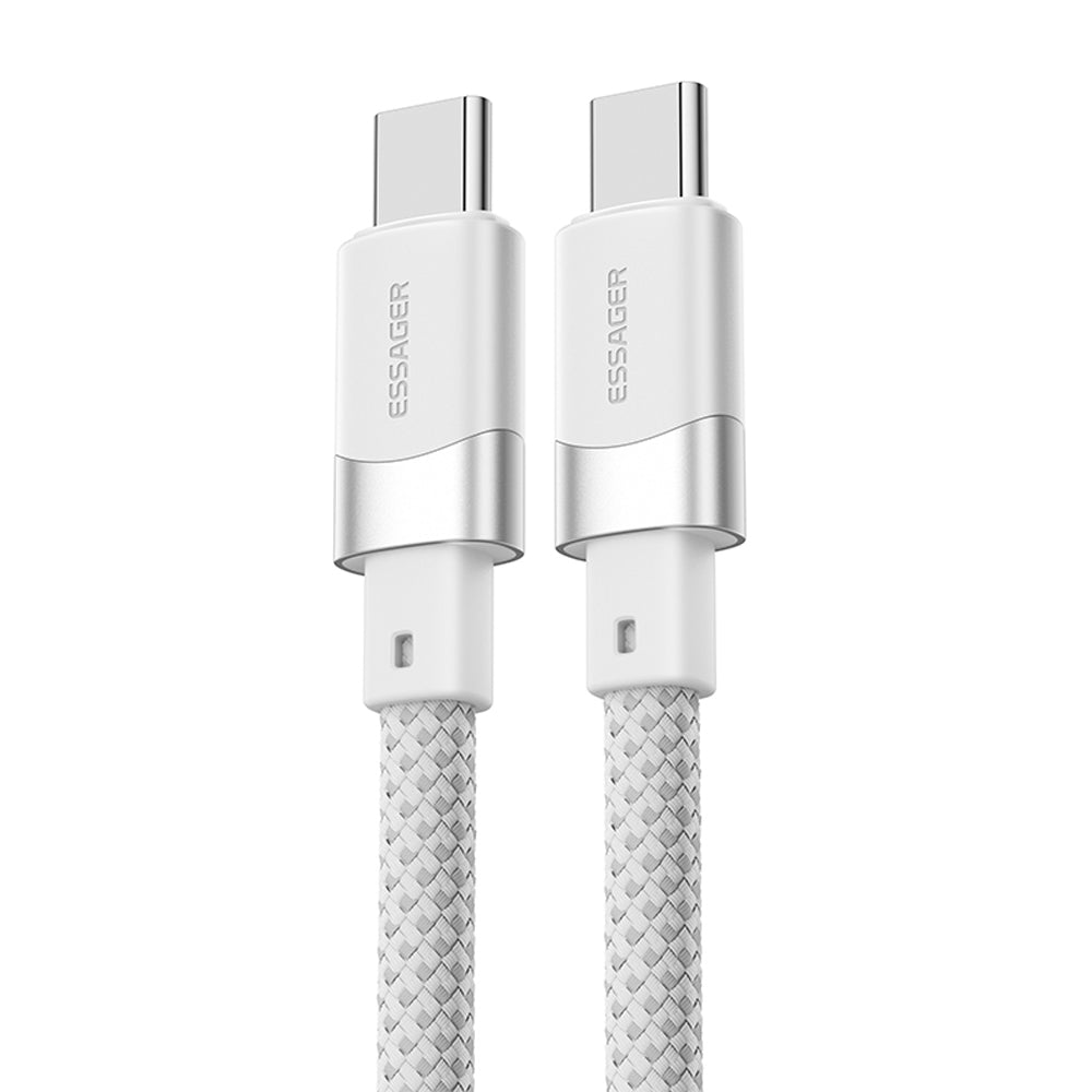 ESSAGER 1m 60W Type-C to Type-C Charging Cable Magnetic Design Braided Data Cord
