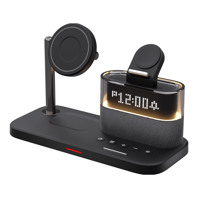 C09 Cell Phone Magnetic Wireless Charger Multi-Function Charging Station for Headset, Watch