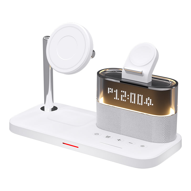 C09 Cell Phone Magnetic Wireless Charger Multi-Function Charging Station for Headset, Watch