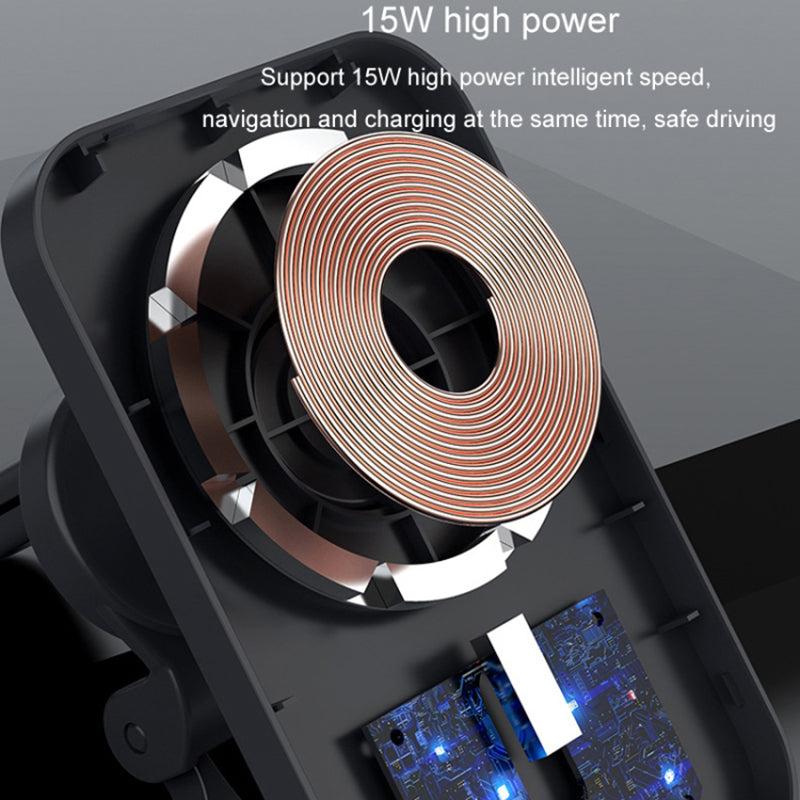 Compatible with MagSafe Car Air Vent 15W Wireless Charger for iPhone 12 / 13 / 14 / 15 Series