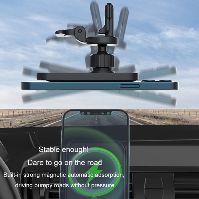 Compatible with MagSafe Car Air Vent 15W Wireless Charger for iPhone 12 / 13 / 14 / 15 Series