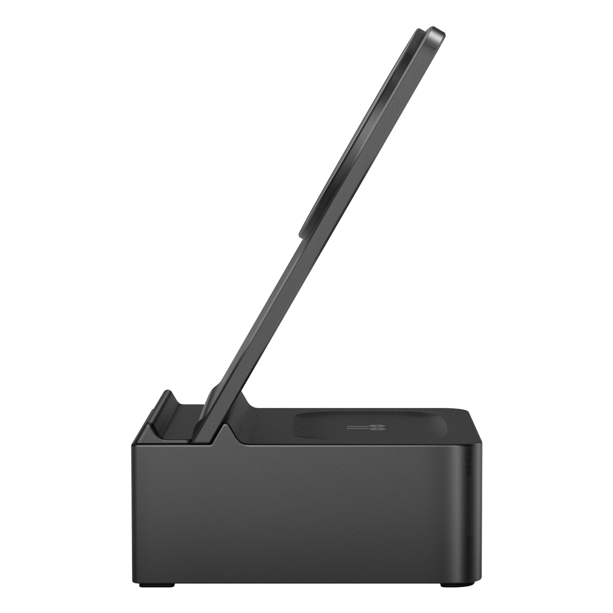 WIWU Wi-W011 15W Wireless Charger Phone Earphone Charging Stand with Digital Clock