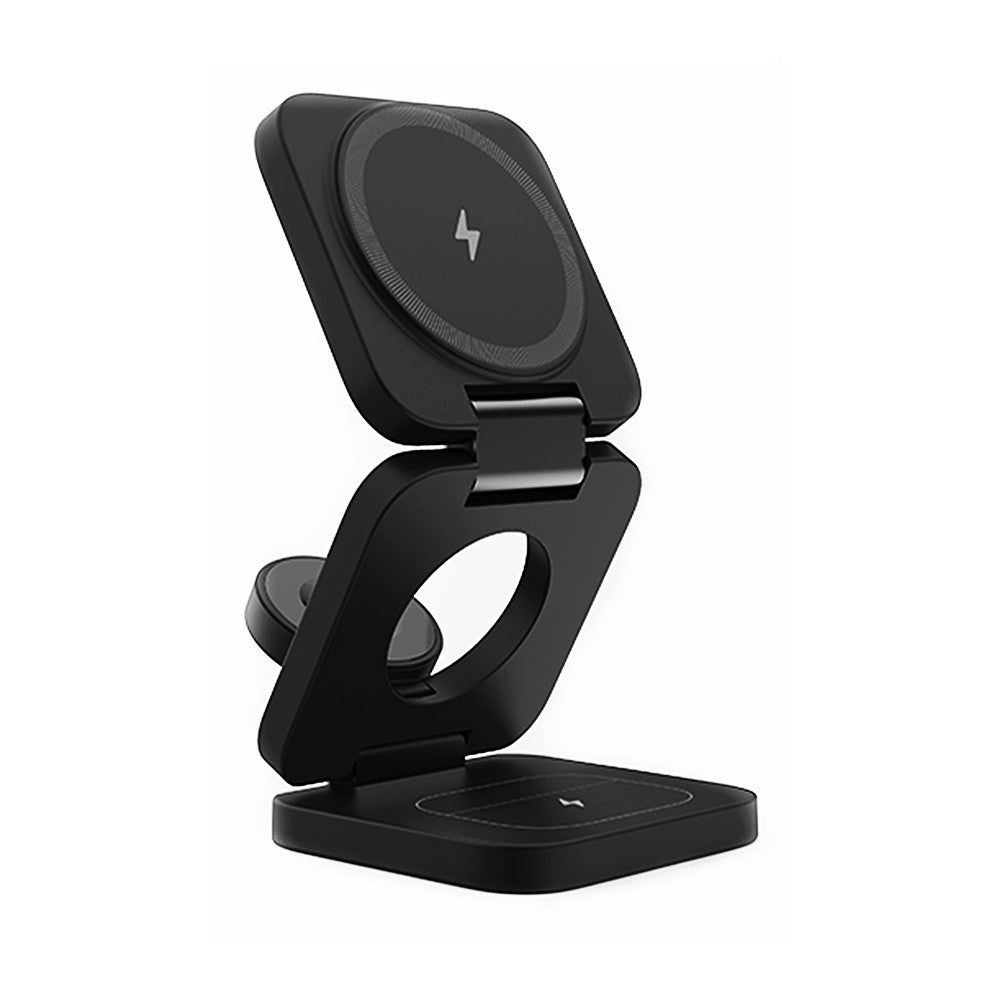 KU XIU X55 Foldable Charging Pad for iPhone Magnetic Wireless Charger for Apple Watch AirPods