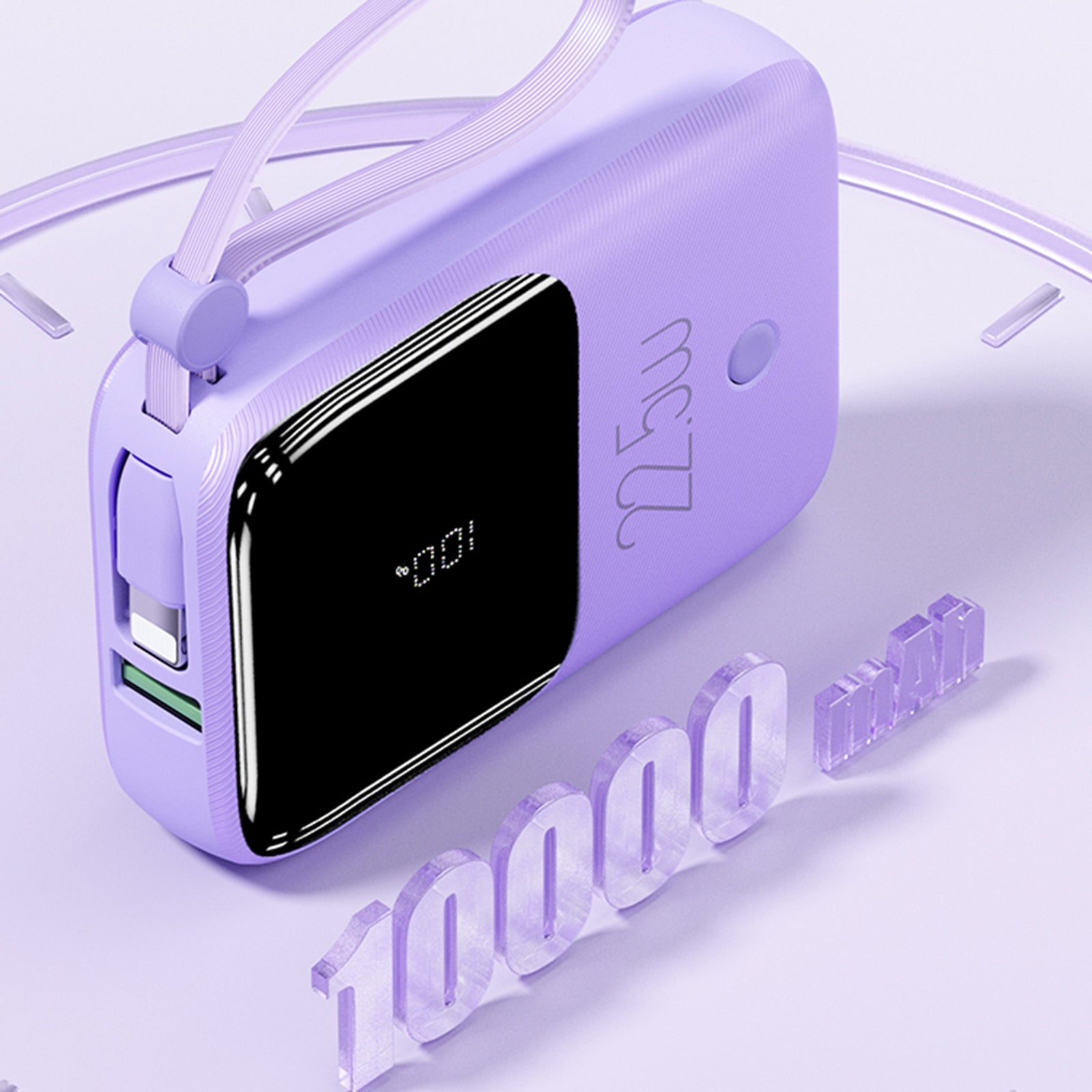 WEKOME WP-53 Linon Series 22.5W Cabled Super Fast Charging Power Bank 10000mAh Portable Phone Charger