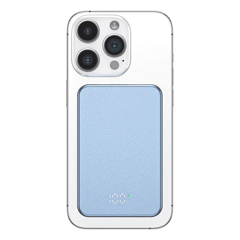 C10 Portable 15W Magnetic Wireless Charger 5000mAh Aluminum Alloy Power Bank