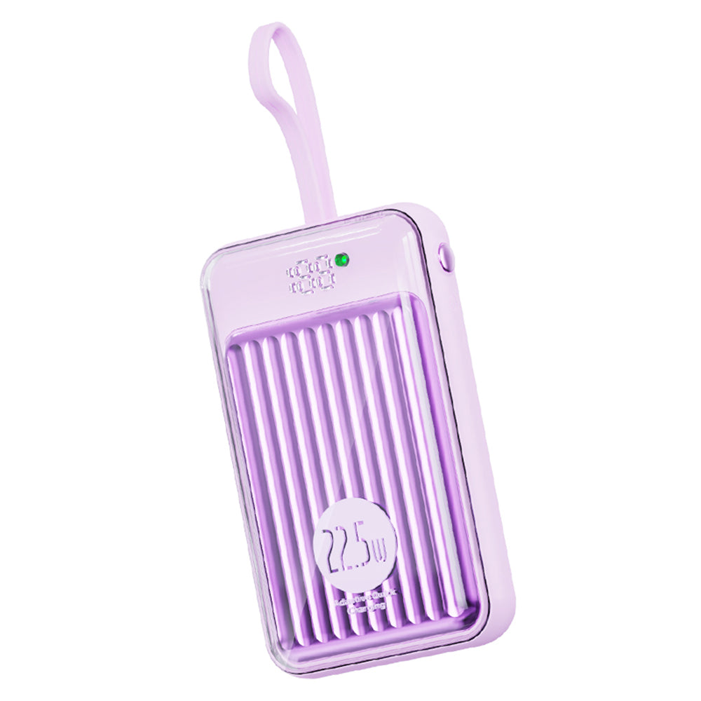 UU03 15W Cabled Magnetic Digital Display Power Bank 10000mAh Cell Phone External Battery Pack