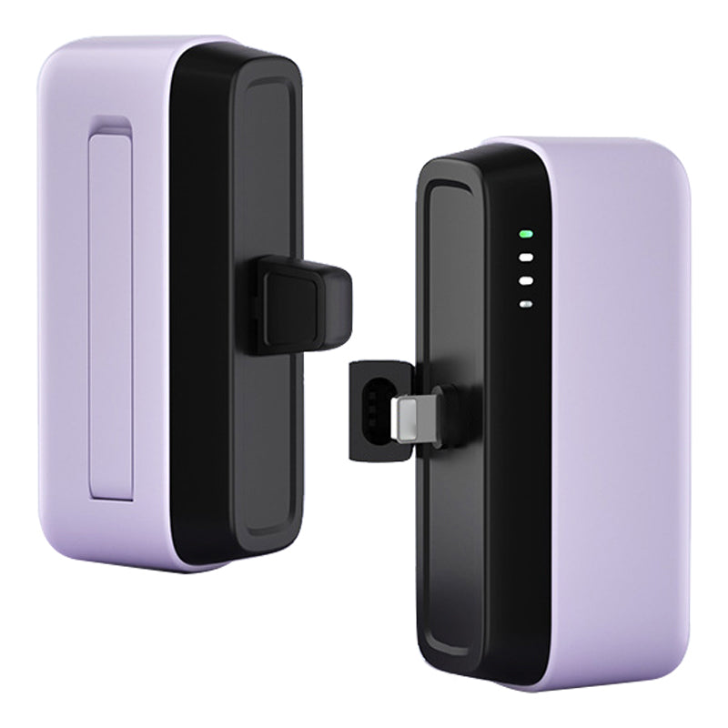 T160 5000mAh Mini Pocket Power Bank 2.1A Phone Charger Mini Battery Pack