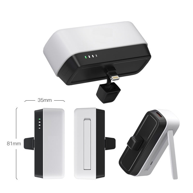 T160 5000mAh Mini Pocket Power Bank 2.1A Phone Charger Mini Battery Pack