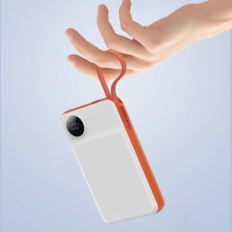 WIWU Wi-P007 10000mAh Power Bank 2-in-1 Magnetic Wireless Charging Station with Type-C Cable