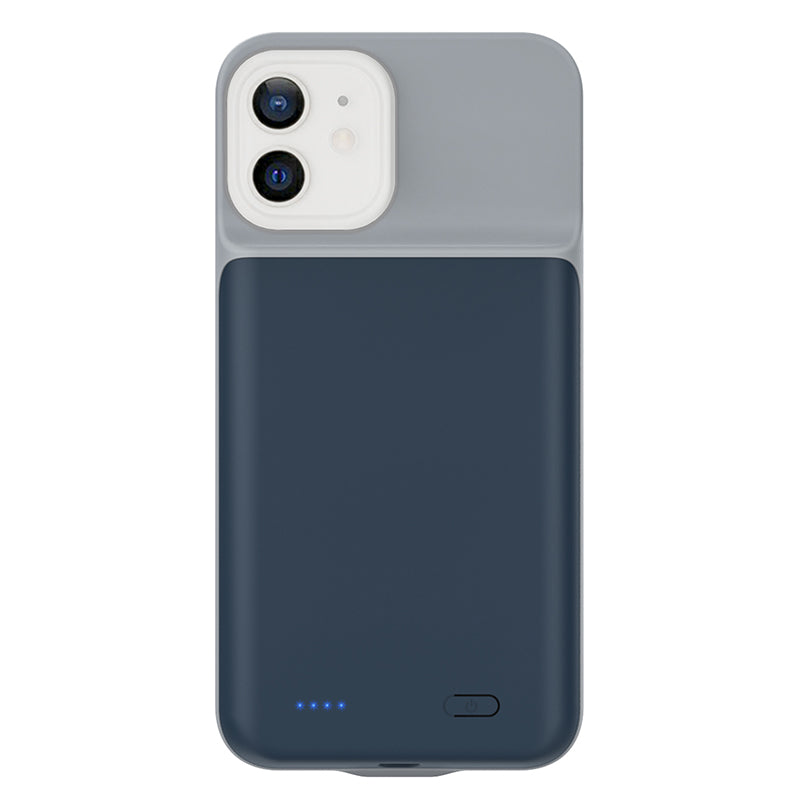 T43 Battery Charger Case for iPhone 12 mini 6800mAh Portable Power Bank Backup