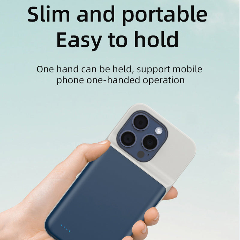 T43 For iPhone 13 Pro Max Battery Charging Case 6800mAh External Backup Battery Power Bank