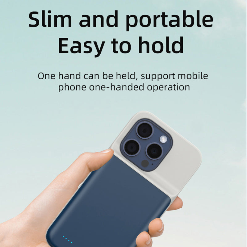 T43 Battery Case for iPhone 14 Pro Max 6800mAh Backup Power Bank Protective Charging Case
