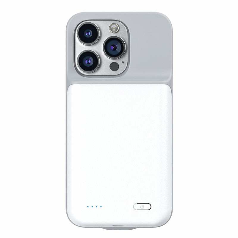 T43 For iPhone 12 Pro Max 6800mAh Charging Case Rechargeable Extended Charger Case