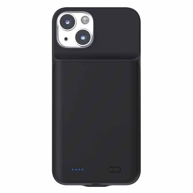 T43 For iPhone 13 Battery Case Anti-Drop TPU+ABS Battery Backup Power Bank 6800mAh