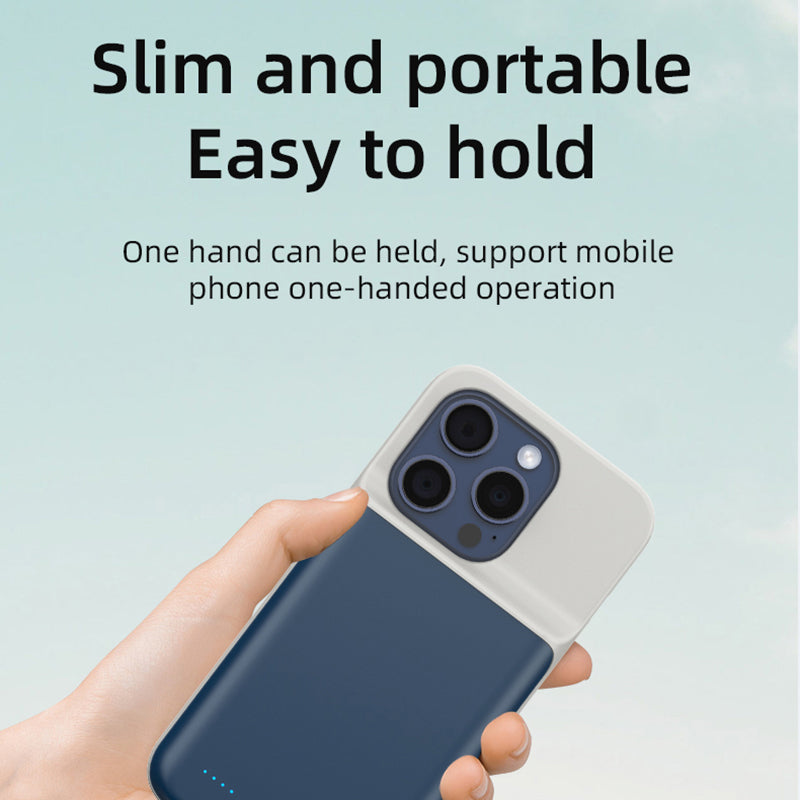 T43 For iPhone 15 Pro Battery Case 6800mAh Backup Power Bank Extended Your Battery Life