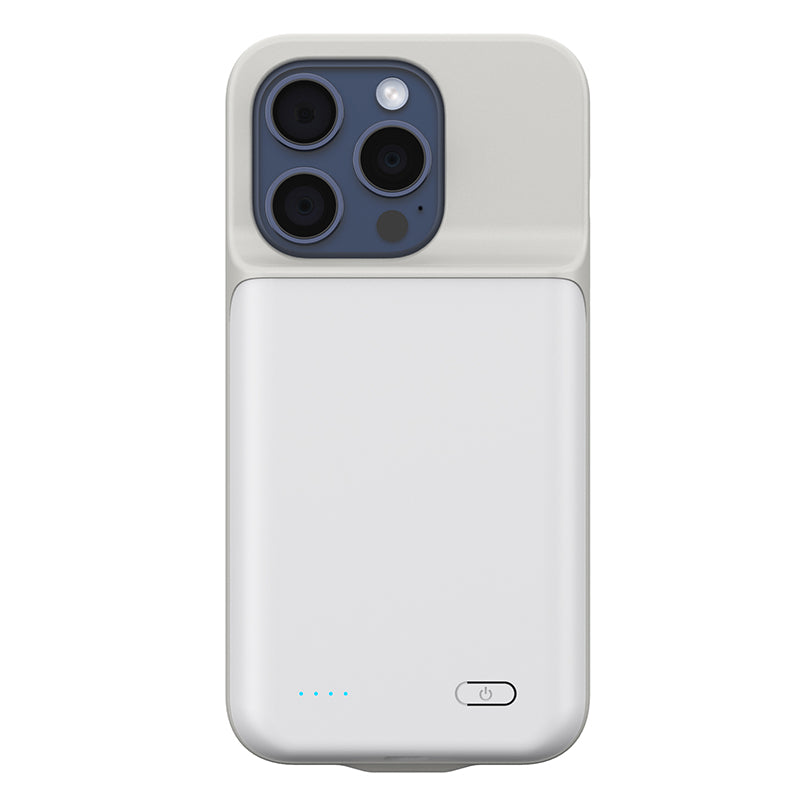 T43 For iPhone 15 Pro Battery Case 6800mAh Backup Power Bank Extended Your Battery Life