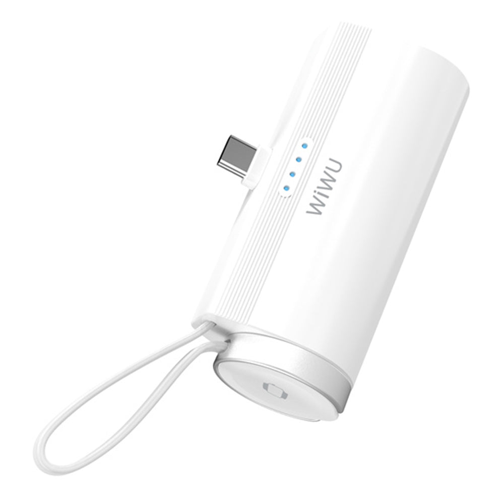 WIWU Wi-W026 Capsule Mobile Power Bank Mini USB-C Portable Charger with Watch Charger