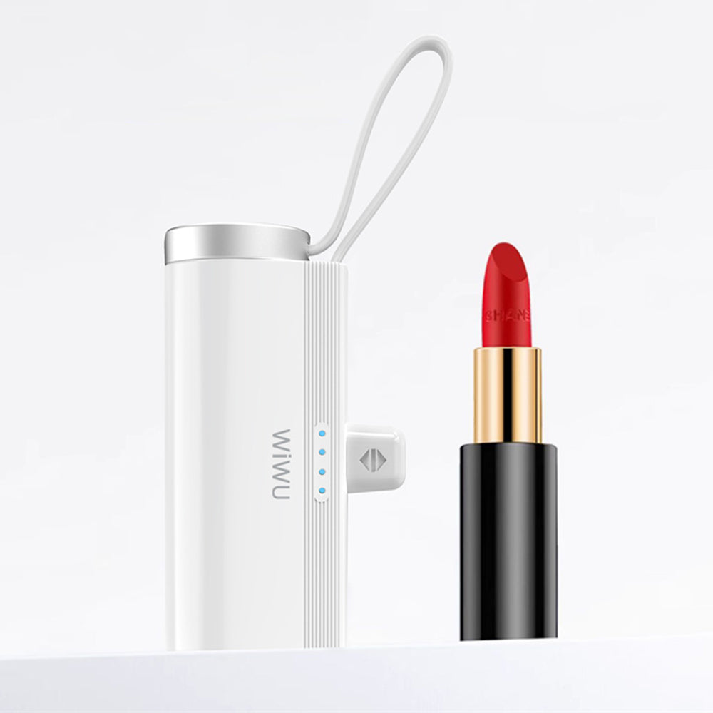WIWU Wi-W026 Capsule Mobile Power Bank Mini USB-C Portable Charger with Watch Charger