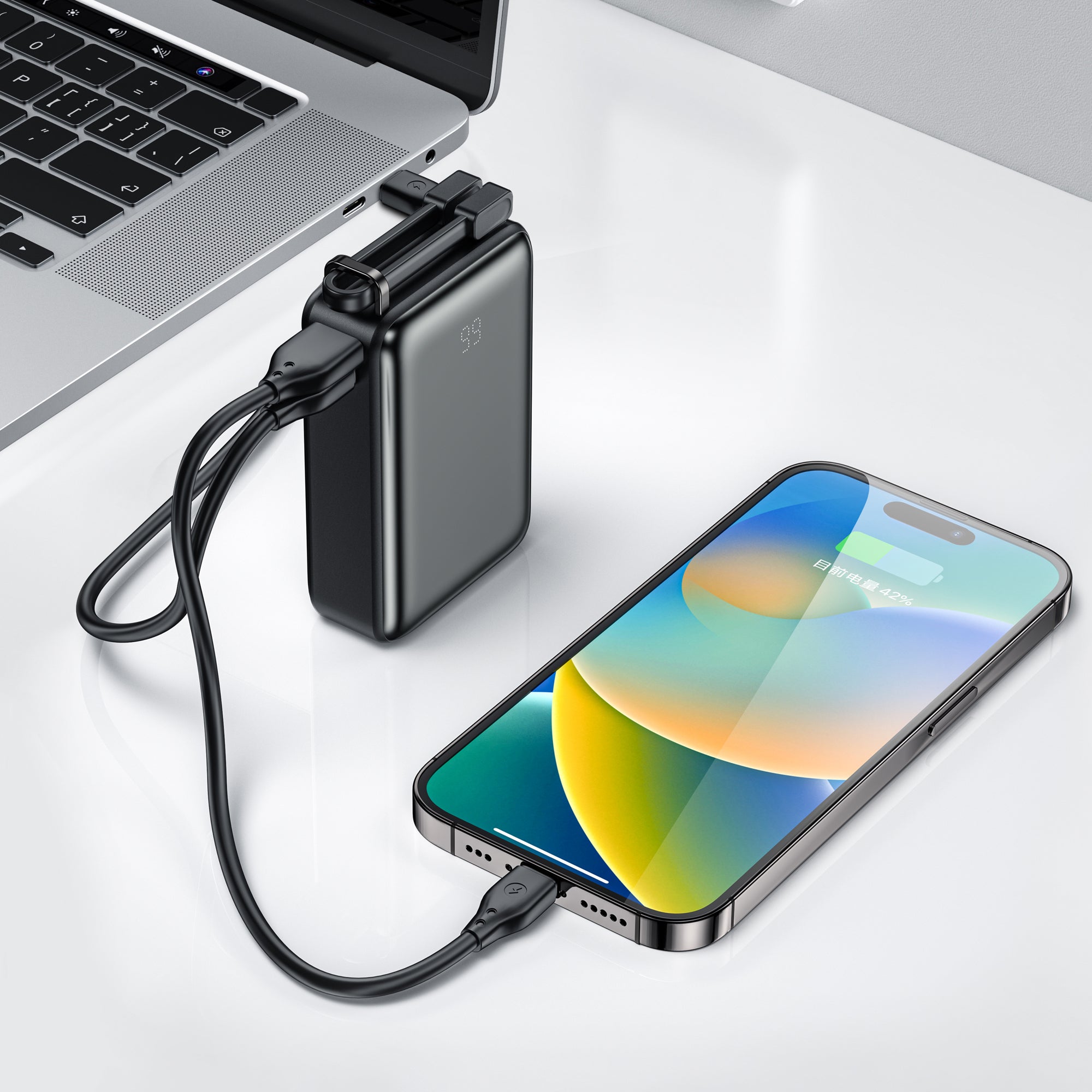 WIWU Wi-P012 Phone Charger External Battery Pack 67W 20000mAh Power Bank