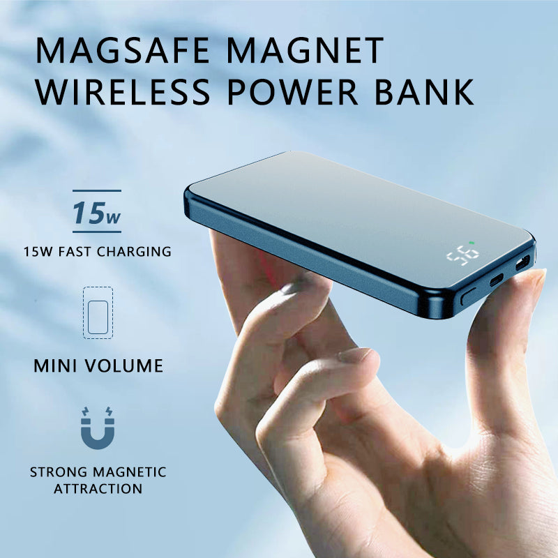 C10 Power Bank 20W Magnetic Wireless Charger 5000mAh Portable Charger Compatible with Magsafe