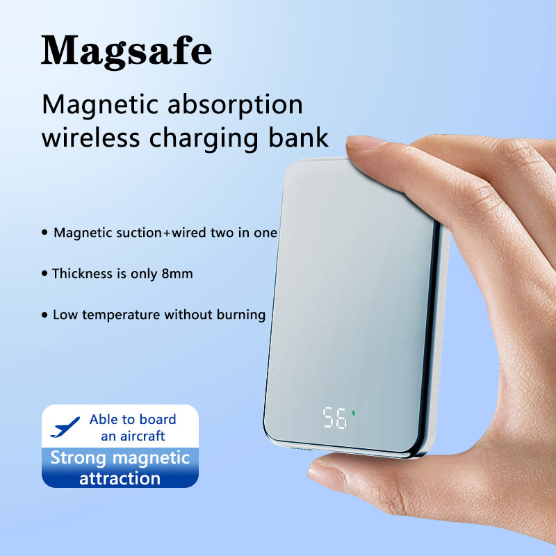 C11 Compatible with Magsafe Portable Charger 20W Magnetic Wireless Power Bank 10000Mah Mobile Charger