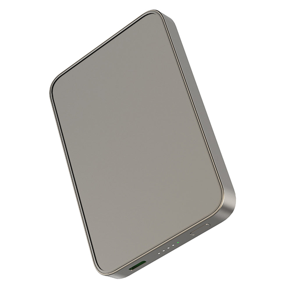 E61A For iPhone 15 / 14 / 13 / 12 Series Magnetic Wireless Phone Charger 5000mAh Ultra Thin Power Bank