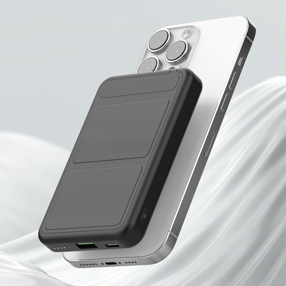 BENWIS PA-PBK-2 10000mAh Compatible with Magsafe Battery Phone Stand Magnetic Power Bank Charger (CE, FCC)