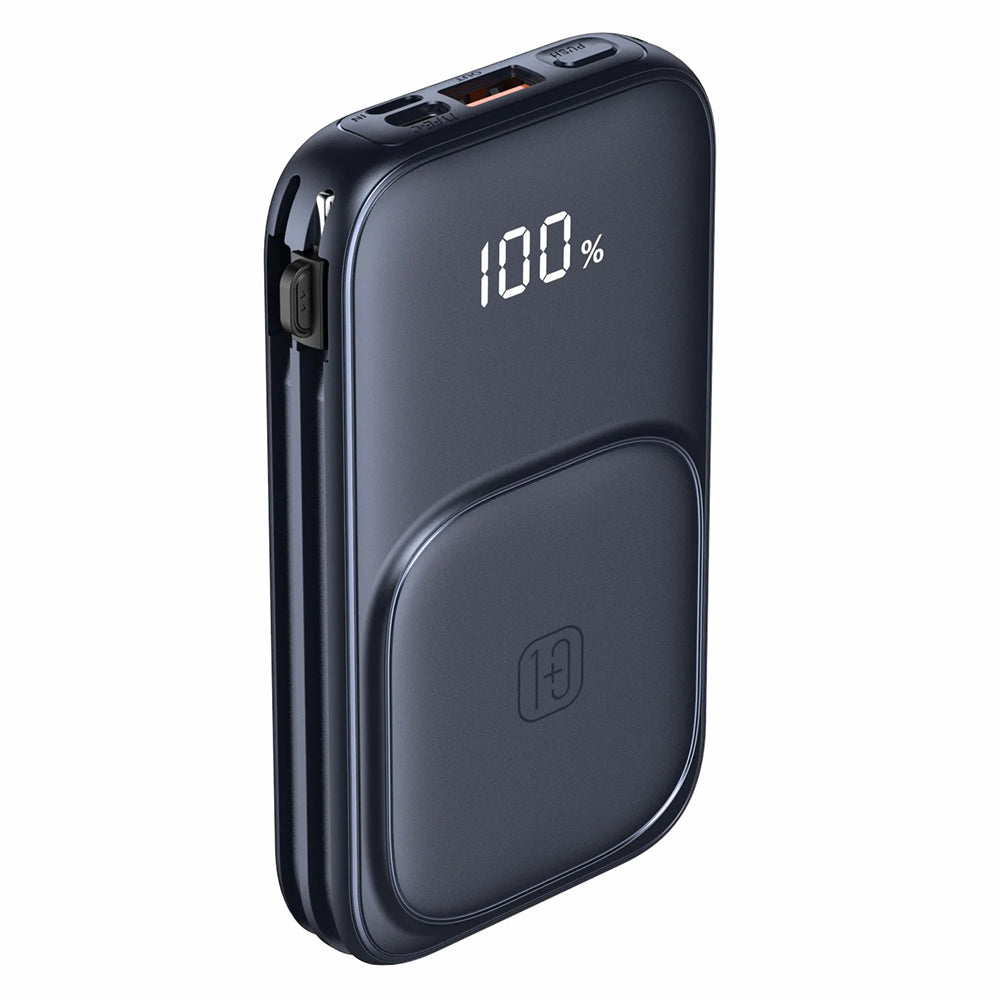 CYKE W1 10000mAh Phone Power Bank Magnetic Wireless Charger with 2 Removable Cables