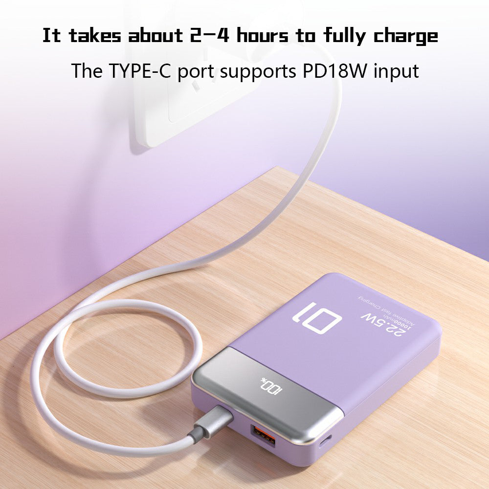 L1 Dual Cabled 22.5W 10000mAh Power Bank Fast Charging Phone Battery Pack