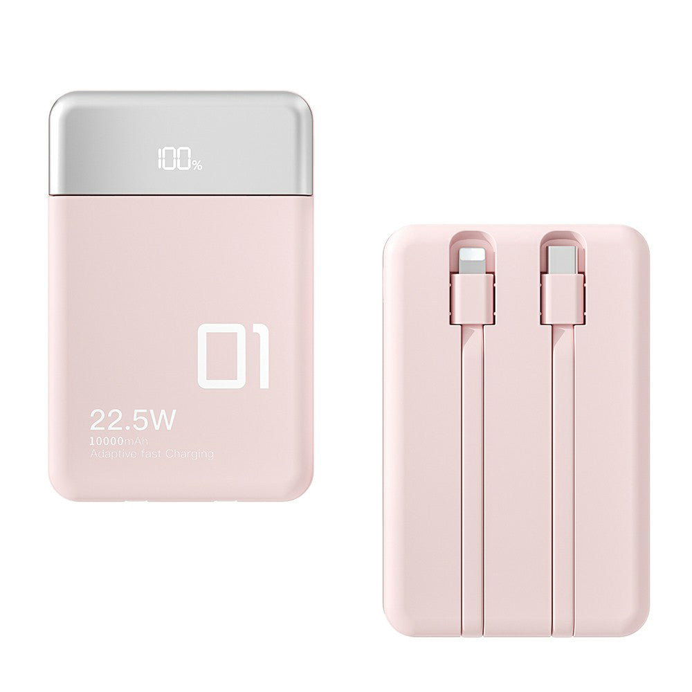 L1 Dual Cabled 22.5W 10000mAh Power Bank Fast Charging Phone Battery Pack