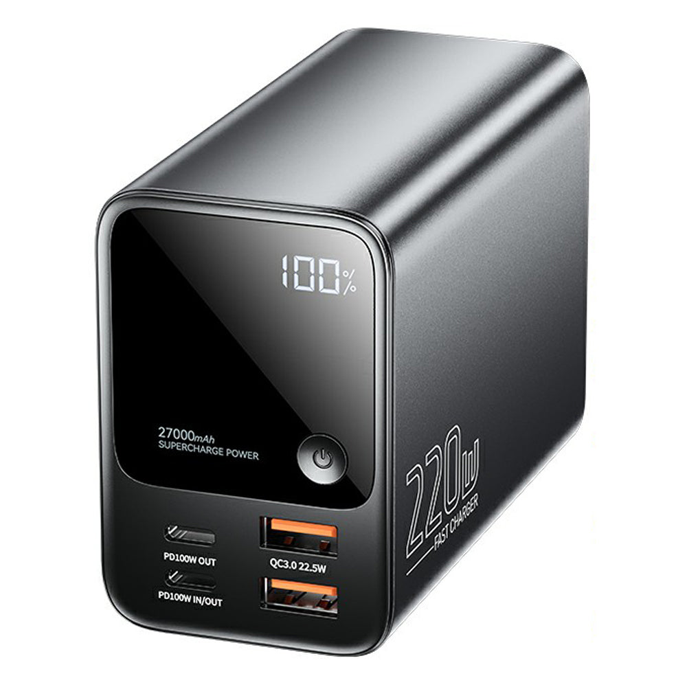 ESSAGER 27000mAh 220W Digital Display Power Bank Portable Phone Charger External Battery Pack