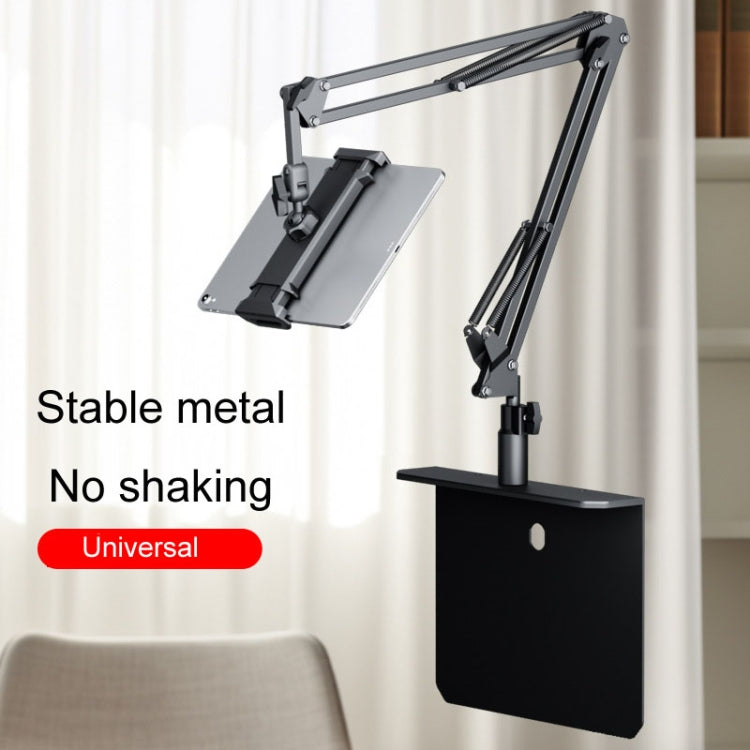 T31 Hidden Lazy Phone Tablet Universal Stand with N2L Extended Arm + 4 Cable Clips for iPhone 16 / 16 Ultra / 16 Pro / 16 Pro Max
