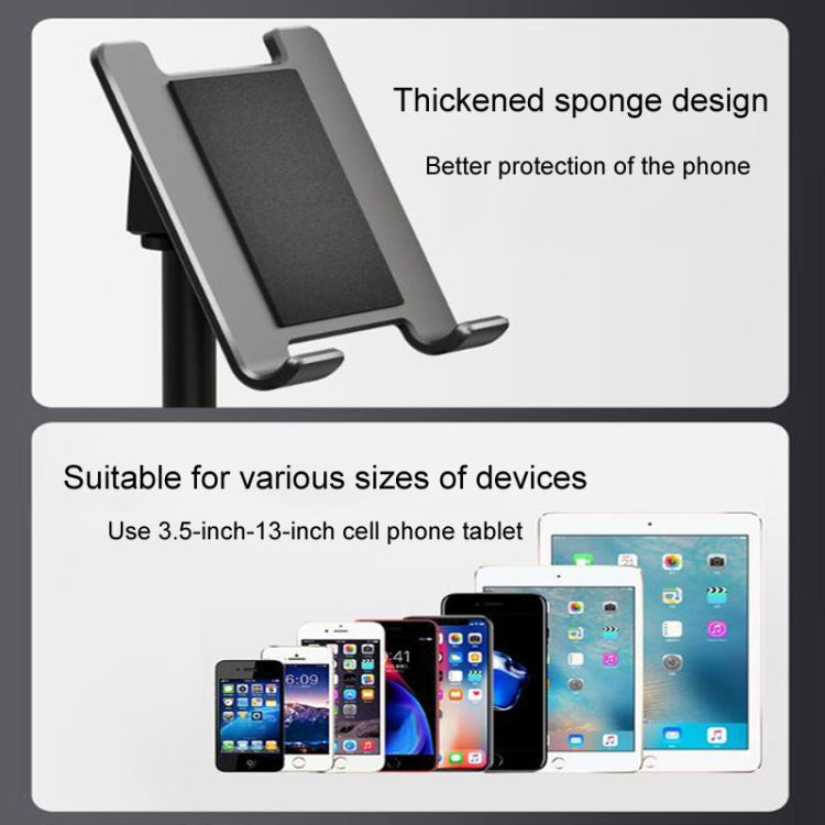 Y15 Universal Lazy Phone Stand with Dual Slots, Height Adjustable Tablet Holder for iPhone 16 / 16 Ultra / 16 Pro / 16 Pro Max
