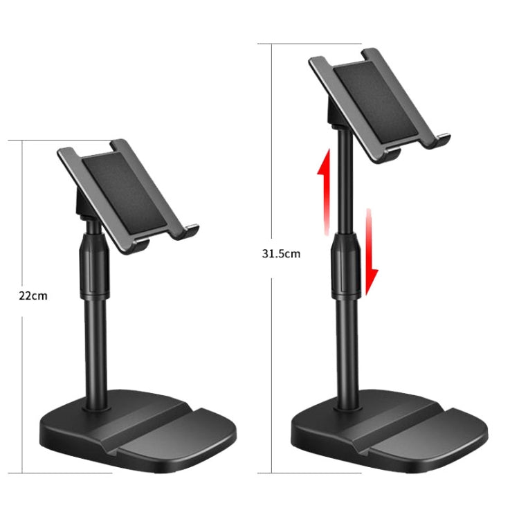 P1 Universal Tablet Stand Adjustable Height Desktop Phone Holder with Slot for iPhone 16 / 16 Ultra / 16 Pro / 16 Pro Max