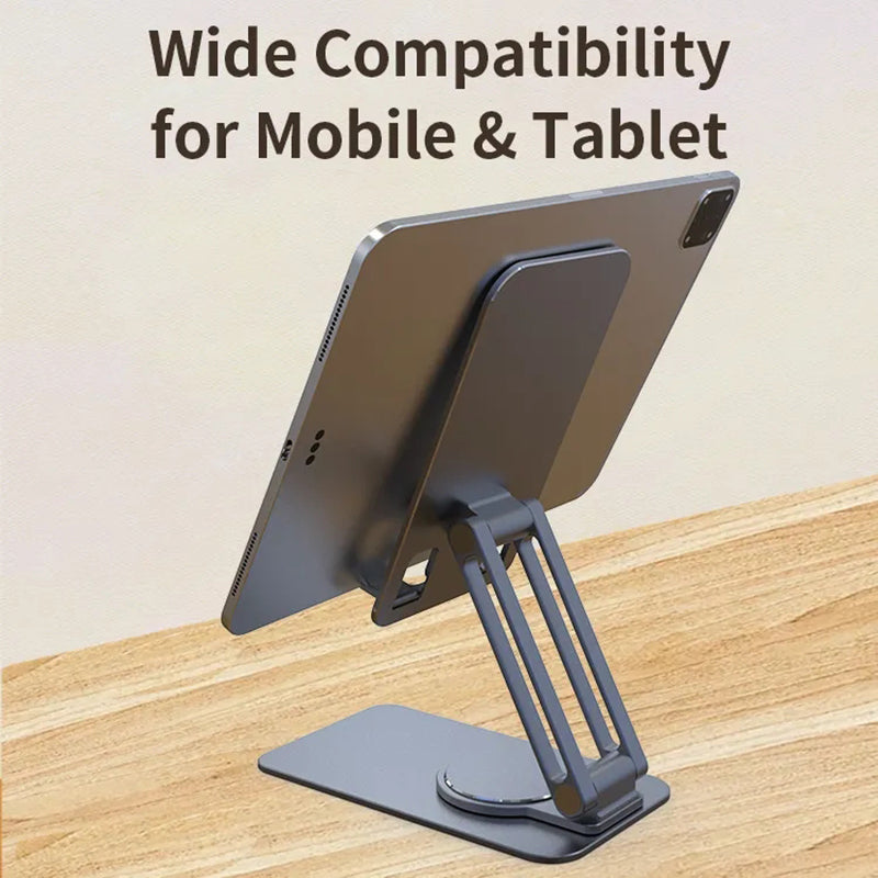 JMARY MK-60 Portable Desktop Folding Tablet Holder Anti-Slip Mobile Phone Stand for iPhone 16 / 16 Ultra / 16 Pro / 16 Pro Max